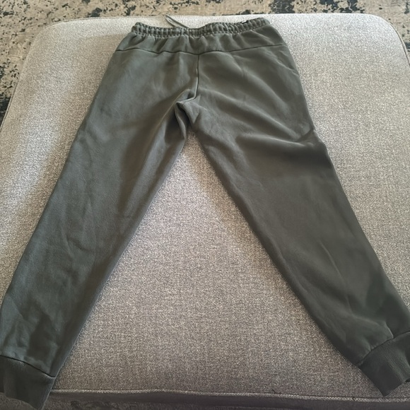 Puma Green Khaki sweatpants joggers size small - Picture 3 of 4
